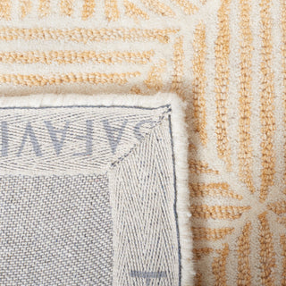 Safavieh Couture Abstract Collection ABT763 Area Rug, Gold/Ivory, 10'x14'