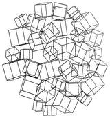 Cyan Design Cubed Wreath Wall Art