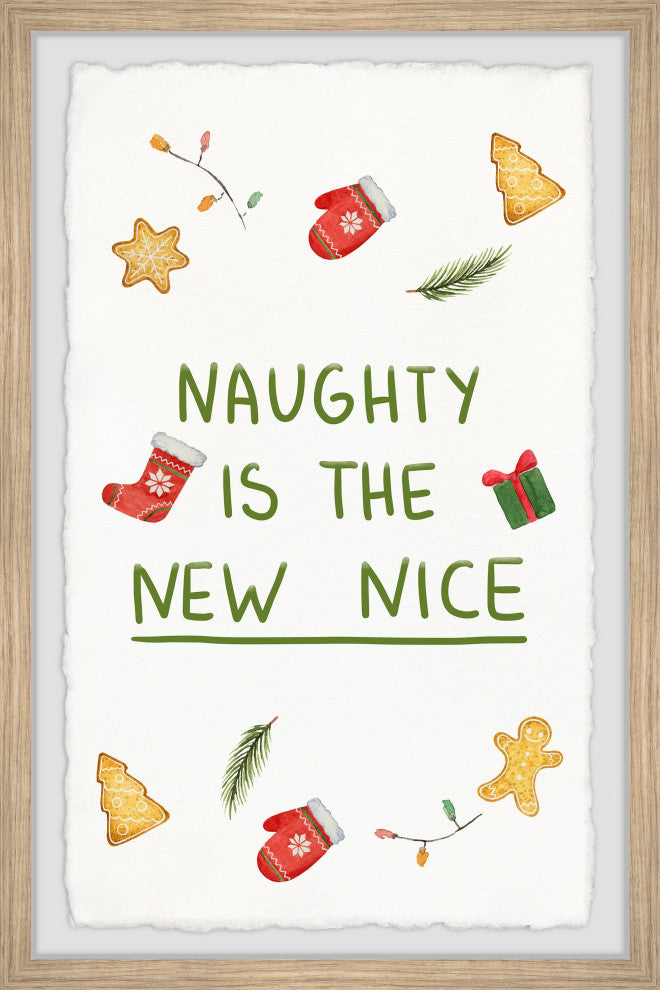 "Naughty but Nice" Framed Painting Print, 8x12