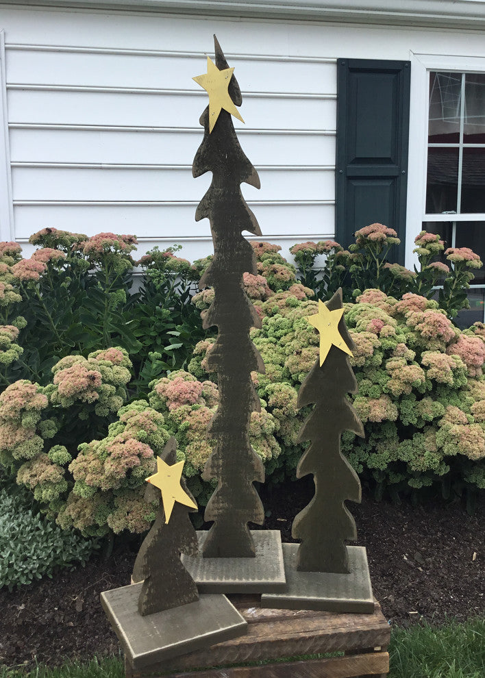Farmhouse 3-Piece Christmas Tree Set