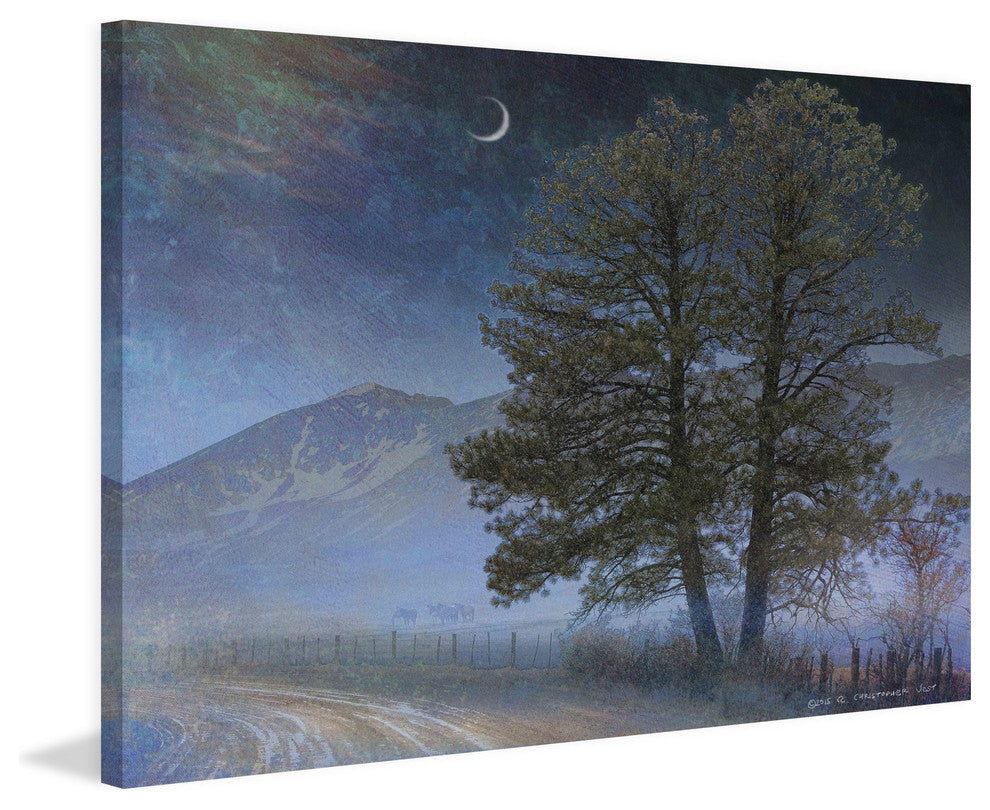 "Road at Cherry Creek" Painting Print on Canvas by Chris Vest
