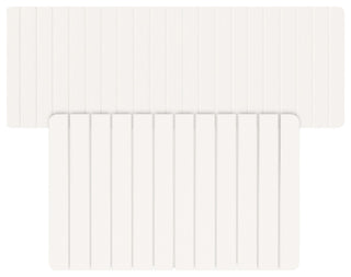 Diatomite Quick-Dry Stone Bath Mat Set, Natural White, X-Large/Medium Mats