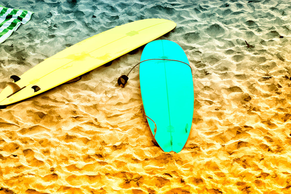 "Surf's Up Two" Paper, 24"x36"