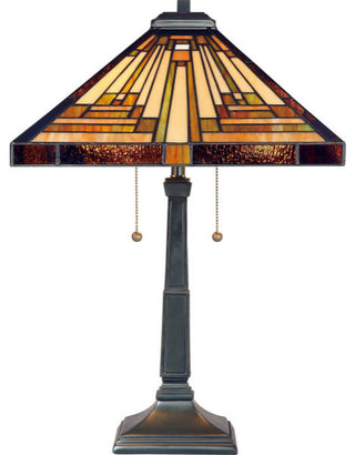 Quoizel TF885T Two Light Table Lamp Stephen Vintage Bronze