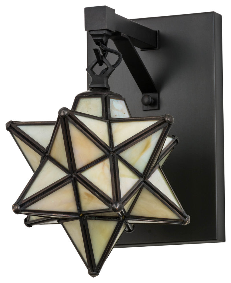 8 Wide Moravian Star Wall Sconce