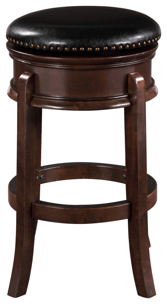 29" Hamilton Swivel Stool, Cappuccino