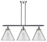 Innovations 916-3I-PC-G42-L Cone 12" 3 Light Island Light, Polished Chrome