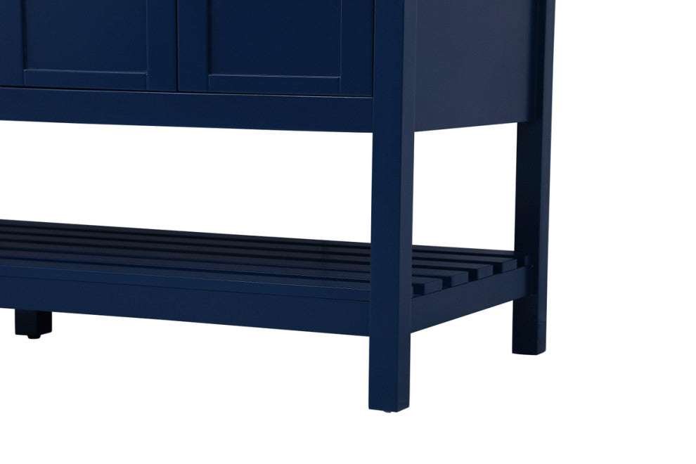 Tucker Blue 60" Double Sink Bathroom Vanity