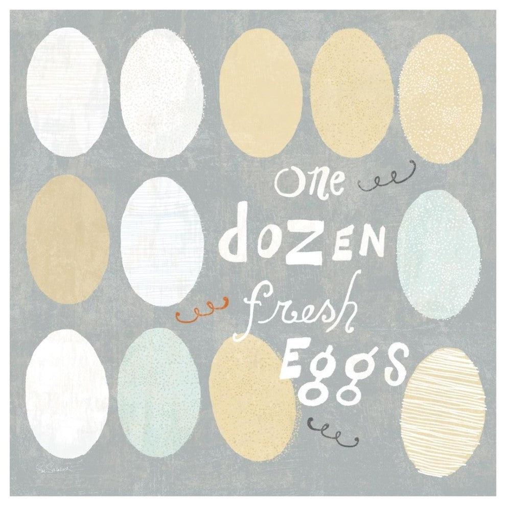 "Fresh Eggs IV" Digital Paper Print by Sue Schlabach, 32"x32"