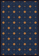 Any Day Matinee Rug, Fort Wood, Navy, 5'4"x7'8"