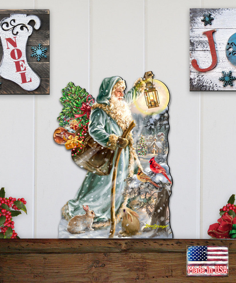 Saint Nicholas Christmas Door Decor