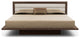 Copeland Moduluxe 35" King Bed With Upholstery, Smoke Cherry, Oyster