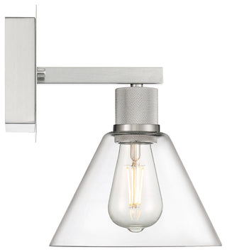 Access Lighting 63143LEDDLP/CLR Port Nine 12" Tall LED Wall - Brushed Steel