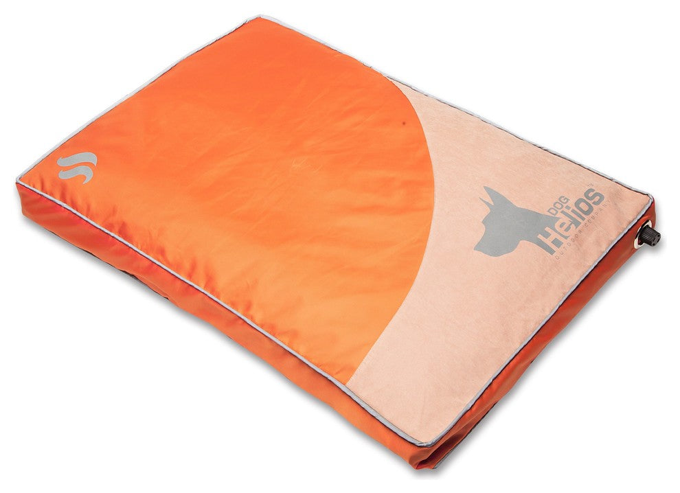 Dog Helios Aero-Inflatable Outdoor Waterproof Pet Bed Mat, Orange, Small