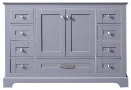 Dukes 48" Dark Gray Vanity Cabinet Only