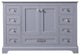 Dukes 48" Dark Gray Vanity Cabinet Only