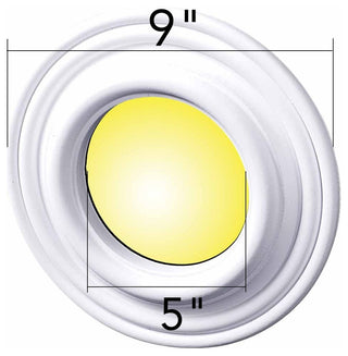 Spot Light Trim White Urethane foam Recessed Light Trim 5" ID