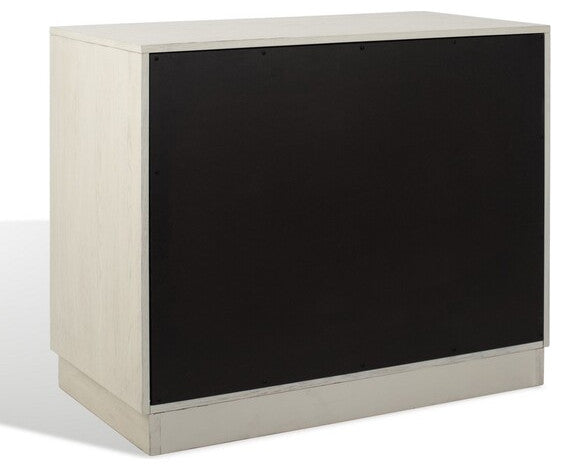 Safavieh Couture Deirdra 3 Drawer Wood Chest White Washed