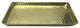nu steel Gold Hammered Vanity Tray