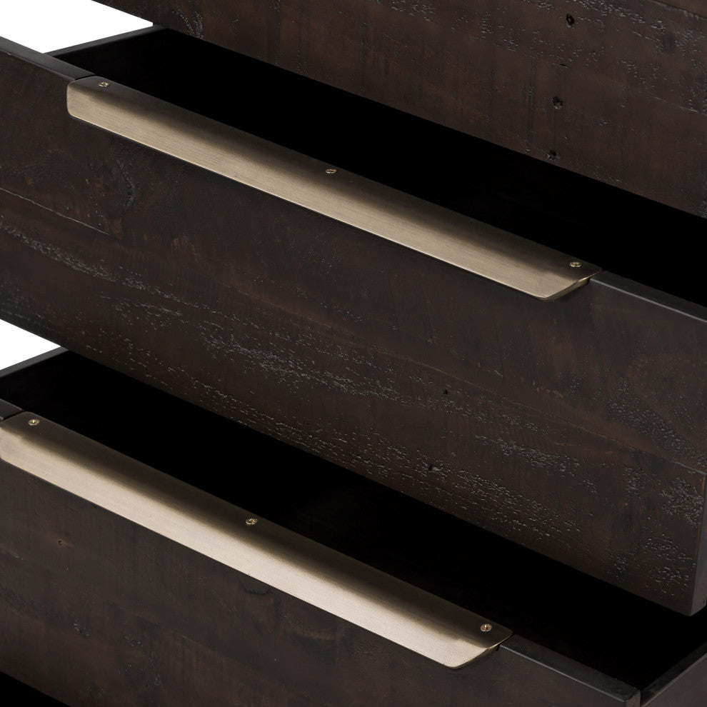 Wyeth 5 Drawer Dresser, Dark Carbon