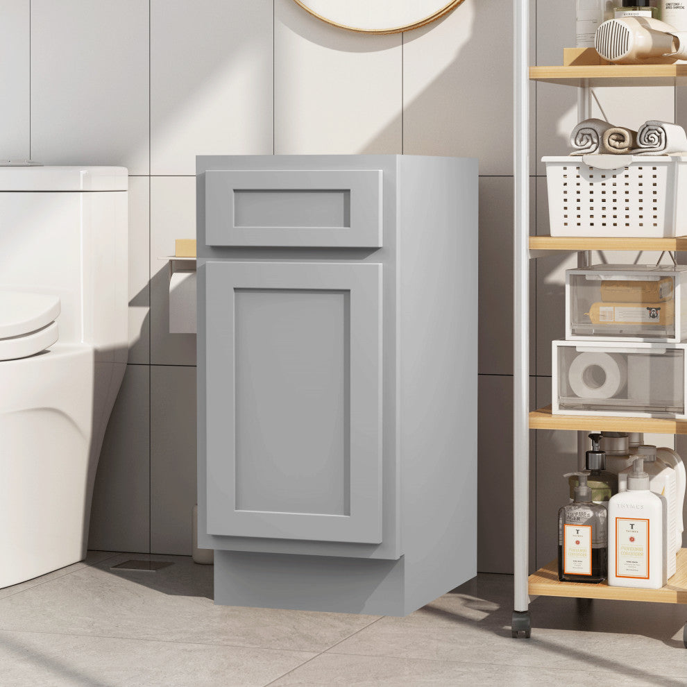 Vanity Art Vanity Cabinet, 15", Gray