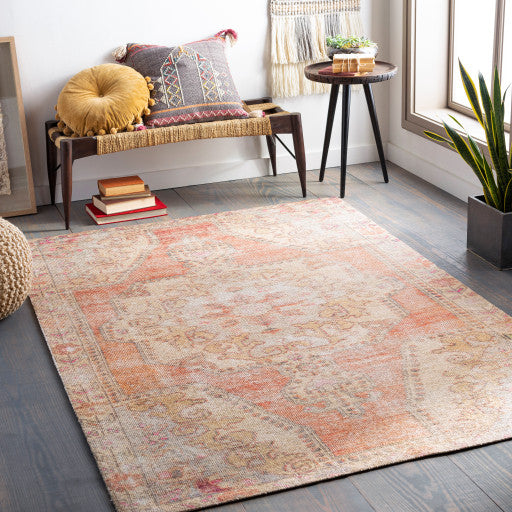 Surya Unique UNQ-2314 8'6"x11'6" Rug, Orange/Wheat/Ivory/Gray/Pink/Burnt Orange