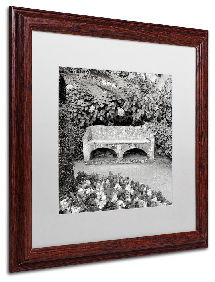 Alan Blaustein ''Campagnia I'' Art, Wood Frame, White Mat, 16x16