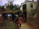 Paul Cornoyer Studio Garden East Gloucester, 21"x28" Wall Decal