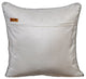 Gray Decorative Pillow Covers 12"x12" Silk, In Two Minds