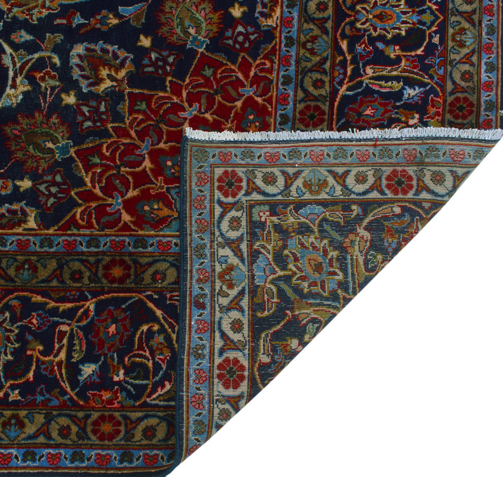 Fine Vintage Distressed Areli Red Rug