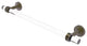 Pacific Beach 24" Towel Bar with Dotted Accents, Antique Brass