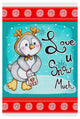 Valarie Wade 'Love U Snow Much' Canvas Art, 47"x30"