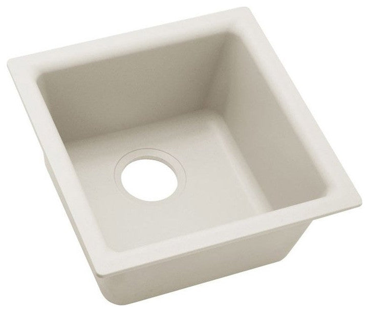 Elkay Luxe 15 3/4" One Bowl Drop In/Undermount Bar/Prep Kitchen Sink, ELX1616MA0
