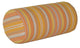 Bolster Pillows, Orange Stripe, 7" X 18"