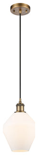 Innovations 516-1P-BB-G651-8 1-Light Mini Pendant Brushed Brass