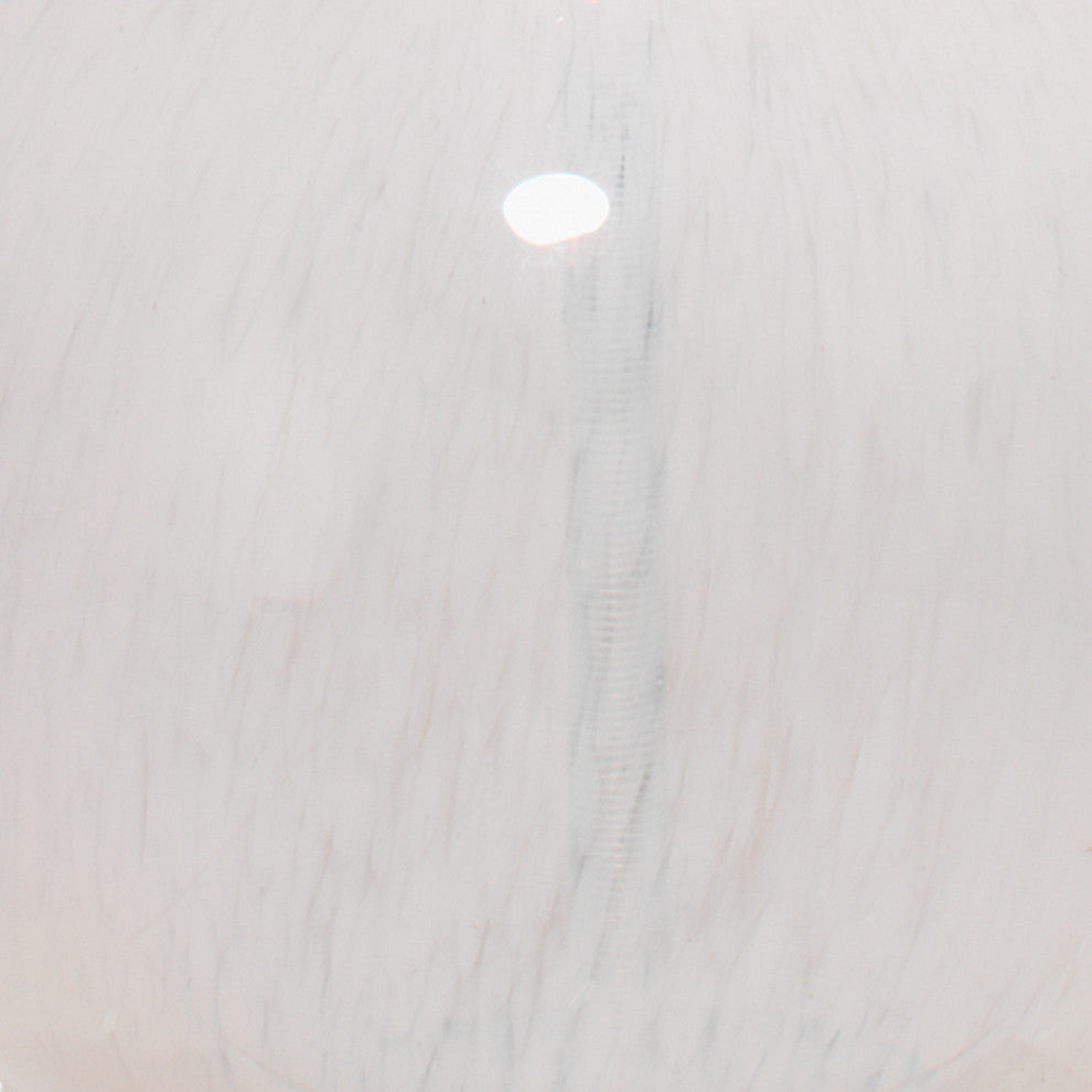 Studio Table Glass Lamp, With Tall Thin Drum Shade, Pink