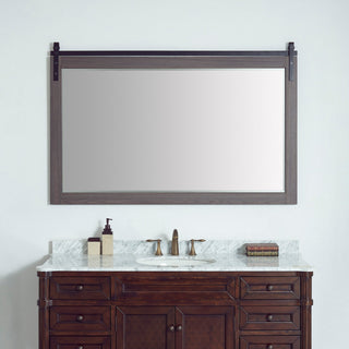 Cortes Rectangular Wall Mount Mirror, Suleiman Oak, 60"