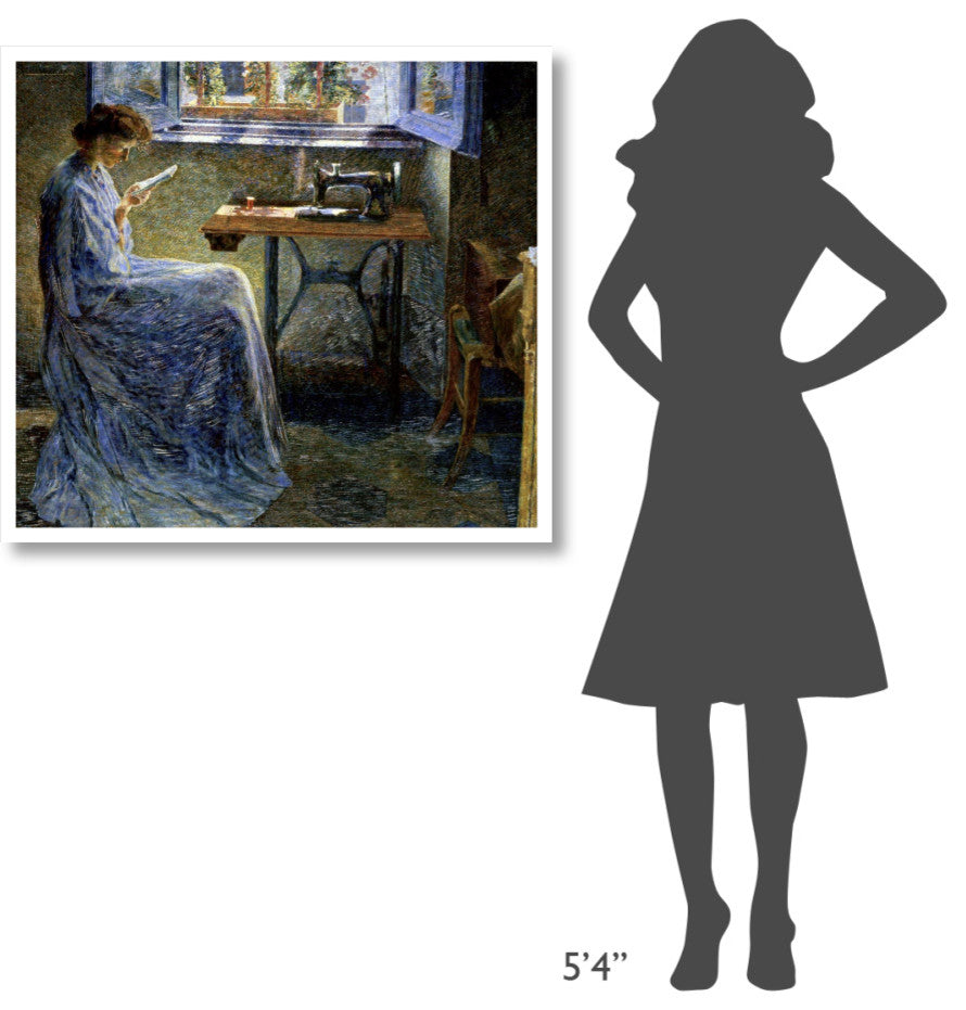 "The Romance of One Seamstress" Digital Paper Print by Umberto Boccioni, 38"x34"
