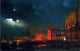 Ippolito Caffi Night Festival on the Molo di San Marco Wrapped Canvas, 18"x27"