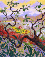 Paul Ranson Japanese Style Landscape Gallery Wrap Canvas