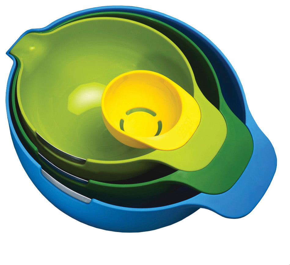 Joseph Joseph Nest Mix 4 Piece Multicolor Mixing Bowl and Prep Set