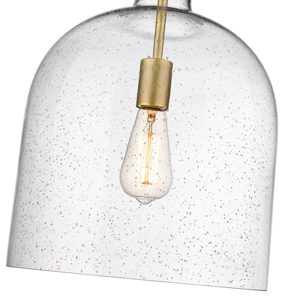 Zlite 817-12RB 1-Light Pendant, Clear Seedy