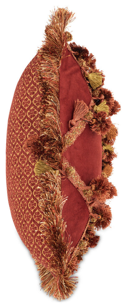 Aico Amini Woodside Park 13 pc King Comforter Set in Spice