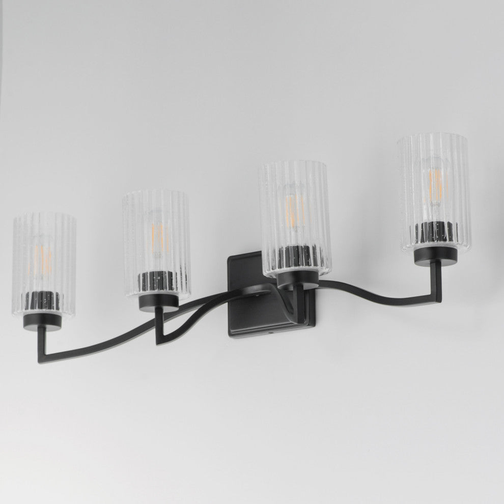 Maxim 21374 Rigata 4 Light 33"W Vanity Light - Polished Nickel