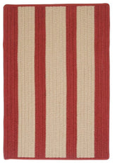 Boat House BT79 Rust Red Indoor/Outdoor Area Rug, Rectangular 7'x9'