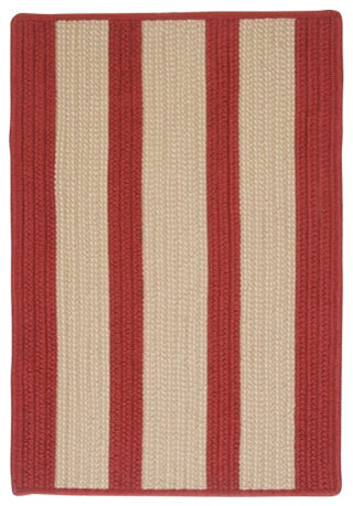 Boat House BT79 Rust Red Indoor/Outdoor Area Rug, Rectangular 7'x9'