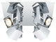 Eglo 4x50w Square Ceiling Track Light W/ Chrome Finish - 200391A