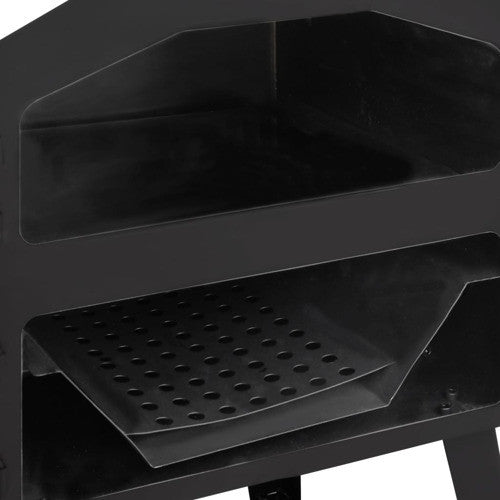 vidaXL Pizza Oven Pizza Maker Stove with 2 Fireclay Stones Charcoal Fired