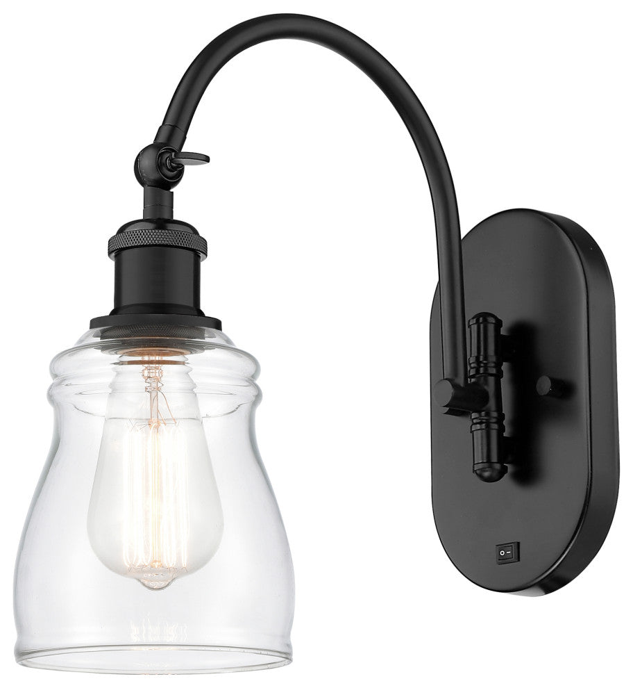 Innovations 518-1W-BK-G392-LED 1-Light Sconce, Matte Black