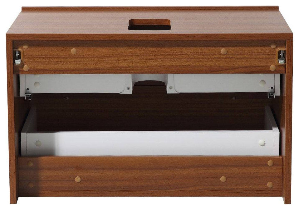 Fresca FCB8080TK Medio 32" Teak Modern Bathroom Cabinet